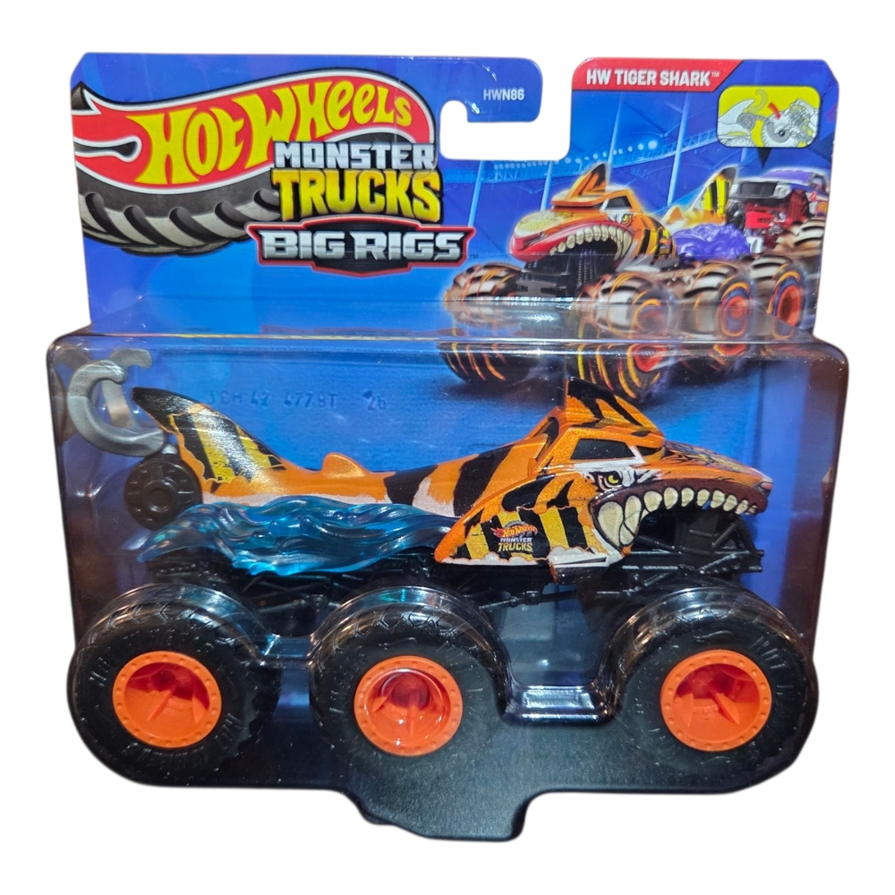 Hot Wheels Monster Trucks Big Rigs - Tiger Shark Toy